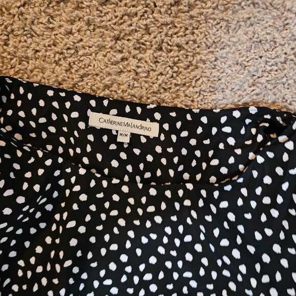 Catherine Malandrino Polka Dot Sleeveless Dress - Picture 3 of 5